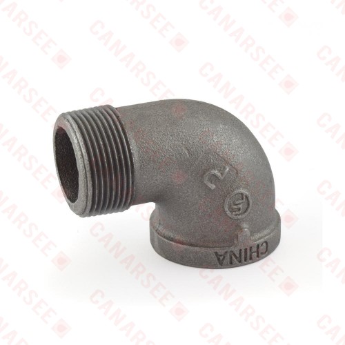 1-1/4" Black 90° Street Elbow (Imported)