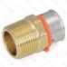 1" PEX Press x 1" Male Threaded Adapter, Lead-Free Bronze