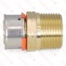 1" PEX Press x 1" Male Threaded Adapter, Lead-Free Bronze