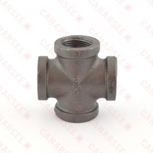 3/4" Black Cross (Imported)
