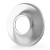 3/4" CTS Chrome Plated Steel Escutcheon for 3/4" PEX, Copper