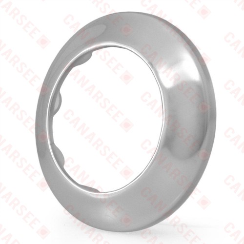 1-1/2" IPS Chrome Plated Steel Escutcheon for 1-1/2" Brass, Iron Pipes