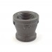 1-1/4" x 1" Black Coupling (Imported)