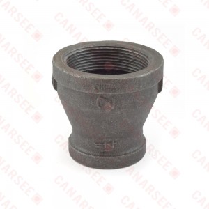2" x 1-1/4" Black Coupling (Imported)