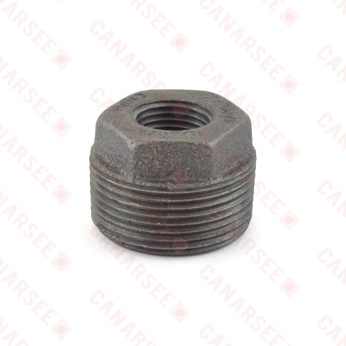 1-1/4" x 1/2" Black Bushing (Imported)