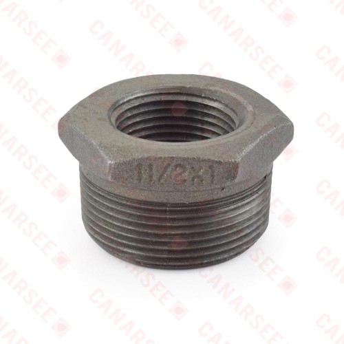 1-1/2" x 1" Black Bushing (Imported)