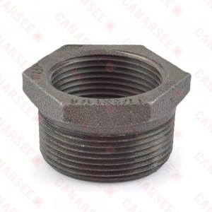 1-1/2" x 1-1/4" Black Bushing (Imported)