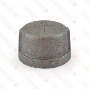1" Black Cap (Imported)