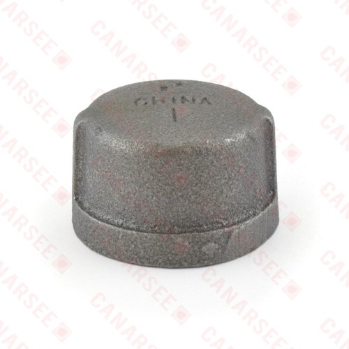 1" Black Cap (Imported)