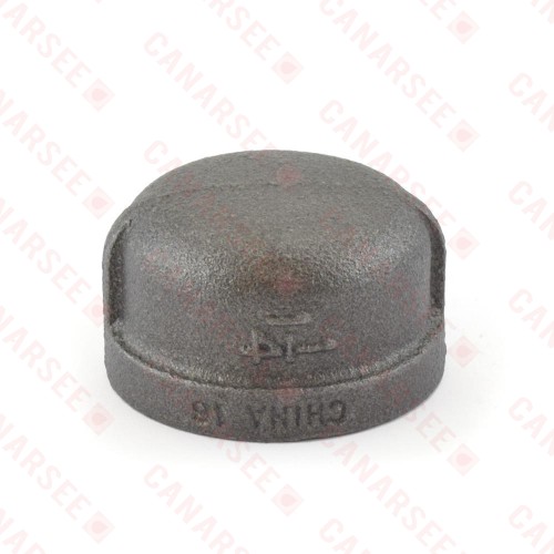 1-1/2" Black Cap (Imported)