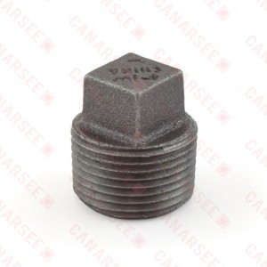 3/4" Black Plug (Imported)