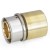 1" PEX Press x 1" Copper Pipe Adapter, Lead-Free Bronze