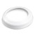 2" IPS White Plastic Escutcheon for 2" Iron/Brass/Steel Pipe