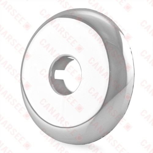 1/2" CTS Chrome Plated Plastic, Split-Type Escutcheon for 1/2" PEX, Copper
