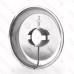 1/2" CTS Chrome Plated Plastic, Split-Type Escutcheon for 1/2" PEX, Copper