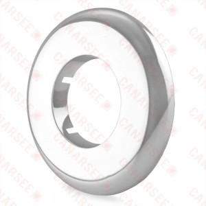 1-1/4" IPS Chrome Plated Plastic, Split-Type Escutcheon for 1-1/4" Brass, Iron Pipes