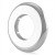 1-1/2" IPS Chrome Plated Plastic, Split-Type Escutcheon for 1-1/2" Brass, Iron Pipes