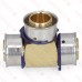 3/4" x 3/4" x 3/4" PEX Press Tee, Lead-Free Bronze