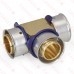 3/4" x 3/4" x 3/4" PEX Press Tee, Lead-Free Bronze