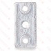 1/2" Galvanized Ceiling Plate
