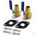 96806135 3/4" Sweat GrundfosPump Isolation Valves (pair)