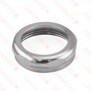 1-1/4" Tubular Slip Nut, Chrome Plated Solid Brass