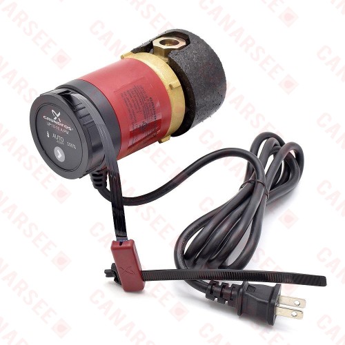 98420222 Grundfos UP10-16 APMB5 Pump, 1/2" Sweat, 115V, AUTOAdapt & Line Cord