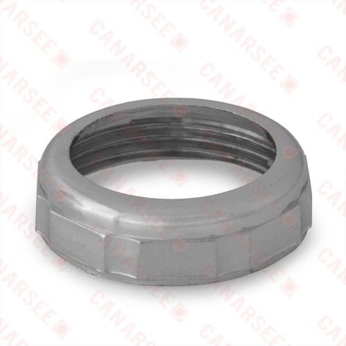 1-1/4" Tubular Slip Nut, Chrome Plated Zinc