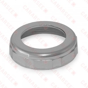 1-1/2" x 1-1/4" Tubular Slip Nut, Chrome Plated Zinc