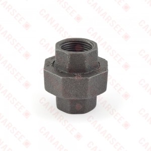 3/4" Black Union (Imported)