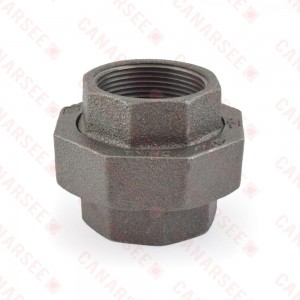 1-1/2" Black Union (Imported)