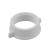 1-1/2" Tubular Slip Nut, White PolyPropylene