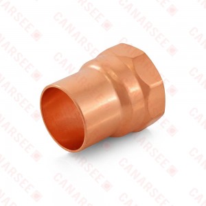 1-1/4" Copper x Female Threaded Adapter