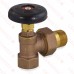 3/4" FIP x 3/4" MIP Union Hot Water Radiator Angle Valve