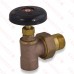 3/4" Sweat (Solder) x 3/4" MIP Union Hot Water Radiator Angle Valve
