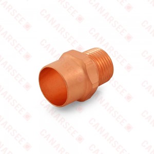 3/4" Copper x 1/2" Male Threaded Adapter