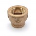 1" x 1/2" FPT Brass Coupling, Lead-Free