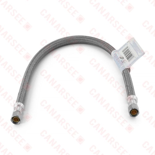 BrassCraft B1-20DW-F 20" Poly-coated Connector Faucet (3/8" Compr. x 3/8" Compr.) 