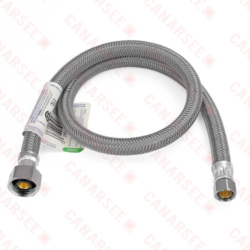 BrassCraft B1-30A-F 30" Poly-coated Connector Faucet (1/2" FIP. x 3/8" Compr.) 