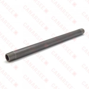 1/2” x 12” Black Pipe Nipple
