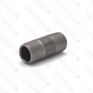 Everhot BL-012X2 1/2" x 2" Black Pipe Nipple