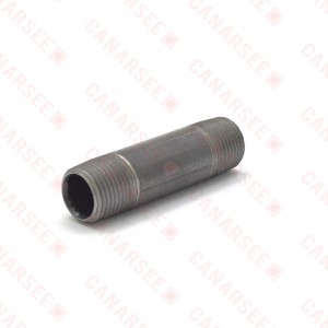 Everhot BL-012X3 1/2" x 3" Black Pipe Nipple