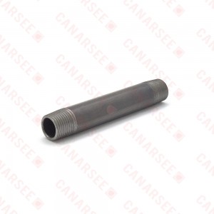 Everhot BL-012X5 1/2" x 5" Black Pipe Nipple