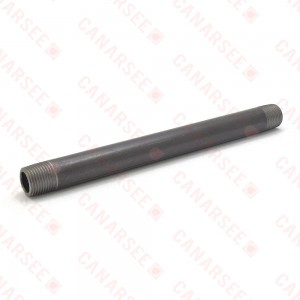 1/2” x 9” Black Pipe Nipple