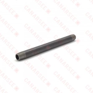 1/4” x 6” Black Pipe Nipple 