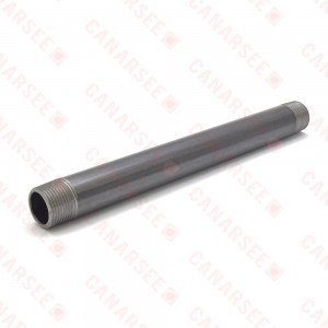 Everhot BL-034X10 3/4" x 10" Black Pipe Nipple