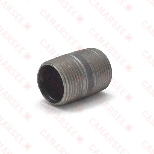3/4” x 1-1/2” Black Pipe Nipple