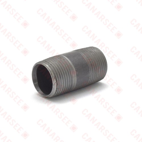 Everhot BL-034X2 3/4" x 2" Black Pipe Nipple