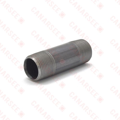 Everhot BL-034X3 3/4" x 3" Black Pipe Nipple