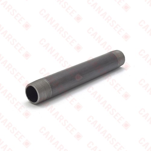 Everhot BL-034X7 3/4" x 7" Black Pipe Nipple